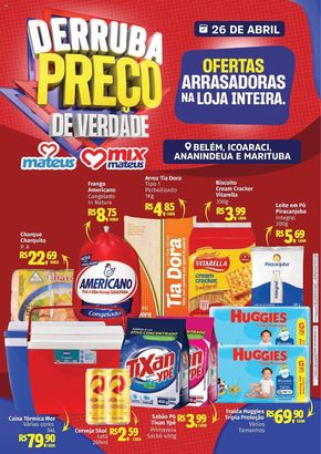 Catálogo Supermercados Mateus em São Luís | Ofertas Supermercados Mateus | 26/04/2024 - 26/04/2024