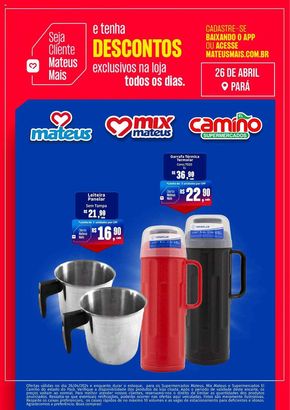 Catálogo Supermercados Mateus em Imperatriz | Ofertas Supermercados Mateus | 26/04/2024 - 26/04/2024
