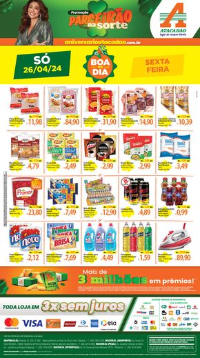 Promoções de Supermercados em Arapiraca | Atacadão - Boa do Dia de Atacadão | 26/04/2024 - 26/04/2024
