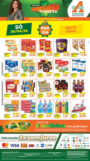 Promoções de Supermercados em Santa Rita | Atacadão - Boa do Dia de Atacadão | 26/04/2024 - 26/04/2024