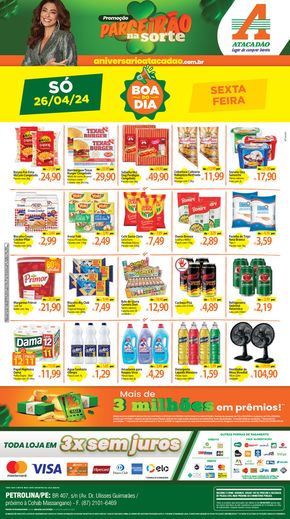 Promoções de Supermercados em Petrolina | Atacadão - Boa do Dia de Atacadão | 26/04/2024 - 26/04/2024