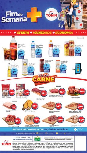 Promoções de Supermercados em Araraquara | Fim de semana + Tonin de Tonin Superatacado | 27/04/2024 - 28/04/2024