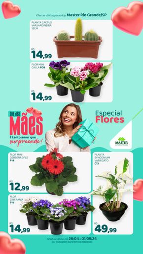 Promoções de Supermercados em Campinas do Sul | Ofertas Master Supermercados de Master Supermercados | 29/04/2024 - 01/05/2024