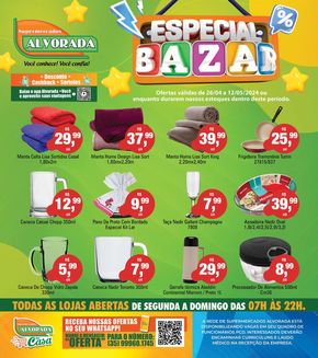 Promoções de Supermercados em Machado | Especial Bazar  de Supermercados Alvorada | 29/04/2024 - 12/05/2024