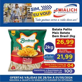 Catálogo Mialich Supermercados em Orlândia | Encarte Mialich Supermercados | 29/04/2024 - 01/05/2024