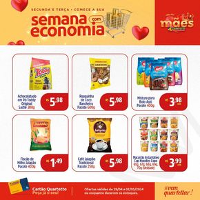Promoções de Supermercados em Palmas - TO | Ofertas Quartetto Supermercados de Quartetto Supermercados | 29/04/2024 - 02/05/2024