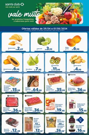 Promoções de Supermercados em Barra dos Coqueiros | OFERTAS PERECÍVEIS de Sam's Club | 29/04/2024 - 01/05/2024