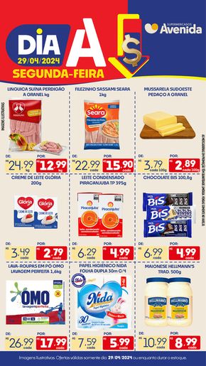 Promoções de Supermercados em Garça | Segunda Feira  de Supermercados Avenida | 29/04/2024 - 29/04/2024