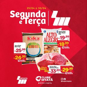 Promoções de Supermercados em Tijucas | Oferta Supermercados Myatã de Supermercados Myatã | 29/04/2024 - 30/04/2024
