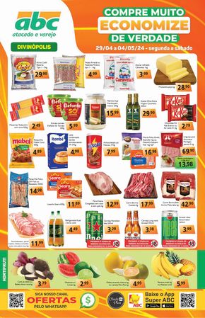 Catálogo Supermercados ABC em Divinópolis |  Oferta Semanal Atacados - Divinópolis | 29/04/2024 - 04/05/2024