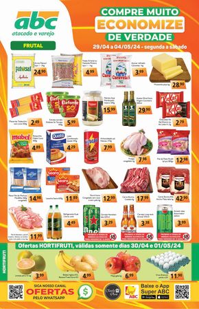 Catálogo Supermercados ABC em Frutal | Oferta Semanal Atacados - Frutal | 29/04/2024 - 04/05/2024