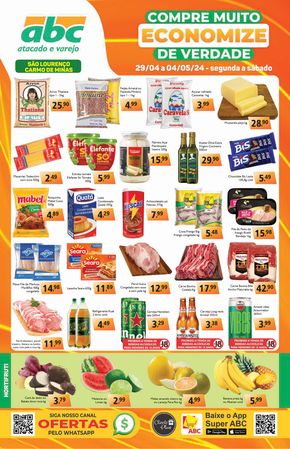 Catálogo Supermercados ABC em Ingaí | Oferta Supermercados ABC | 29/04/2024 - 04/05/2024