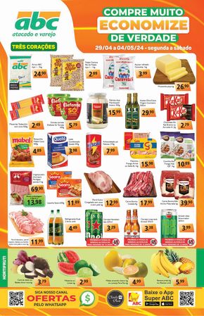 Catálogo Supermercados ABC em Três Corações | Oferta Supermercados ABC | 29/04/2024 - 04/05/2024