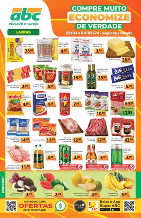 Catálogo Supermercados ABC em Lavras |  Oferta Semanal Atacados - Lavras | 29/04/2024 - 04/05/2024