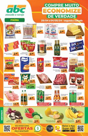 Catálogo Supermercados ABC em Itaúna |  Oferta Semanal Atacados - Itaúna | 29/04/2024 - 04/05/2024