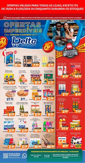 Catálogo Delta Supermercados em Cerquilho | Ofertas Delta Supermercados | 29/04/2024 - 01/05/2024