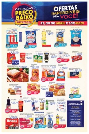 Catálogo Supermercado Savegnago em Araraquara | Ofertas Supermercados Savegnago | 29/04/2024 - 01/05/2024