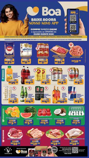 Catálogo Boa Supermercados em Cabreúva | Ofertas Boa Supermercados | 29/04/2024 - 29/04/2024