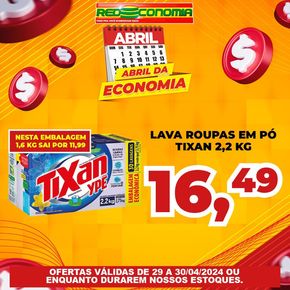 Promoções de Supermercados em Iguaba Grande | Oferta Rede Economia de Rede Economia | 29/04/2024 - 30/04/2024