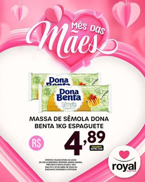 Promoções de Supermercados em Paraíba do Sul | Oferta Royal Supermercados de Royal Supermercados | 29/04/2024 - 30/04/2024