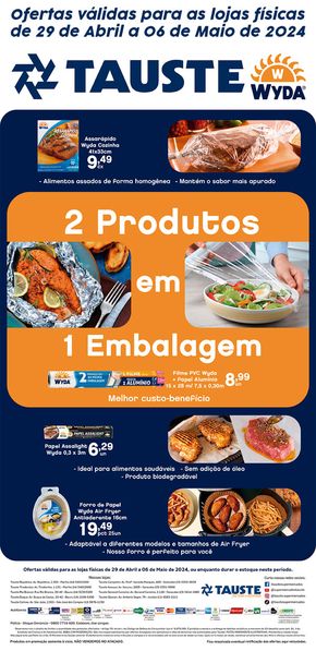 Catálogo Supermercados Tauste em São José dos Campos | Especial Tauste Wyda | 29/04/2024 - 06/05/2024