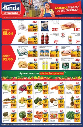 Promoções de Supermercados em Avaré | Abasteça Sua Casa Ou Seu Comérico de Tenda Atacado | 30/04/2024 - 01/05/2024