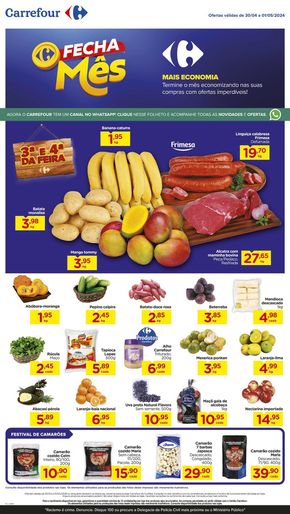 Promoções de Supermercados em Pinhais | FEIRA de Carrefour | 30/04/2024 - 01/05/2024