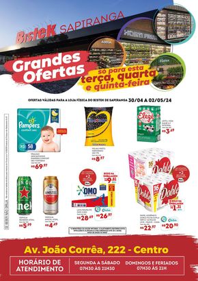 Catálogo Bistek Supermercados em Balneário Camboriú | Ofertas Bistek Supermercados | 30/04/2024 - 02/05/2024