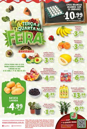 Promoções de Supermercados em Visconde do Rio Branco | Ofertas Empório Bahamas de Empório Bahamas | 30/04/2024 - 01/05/2024