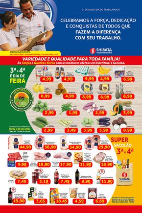 Catálogo Shibata Supermercados em Caraguatatuba | Oferta Shibata Supermercados | 30/04/2024 - 01/05/2024