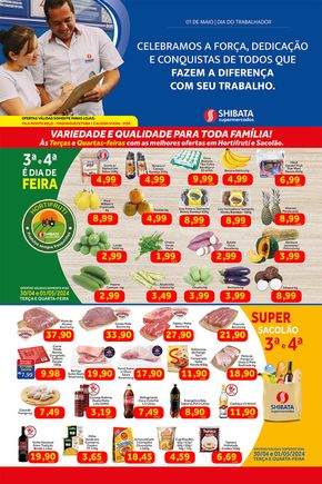Catálogo Shibata Supermercados em São Sebastião | Oferta Shibata Supermercados | 30/04/2024 - 01/05/2024