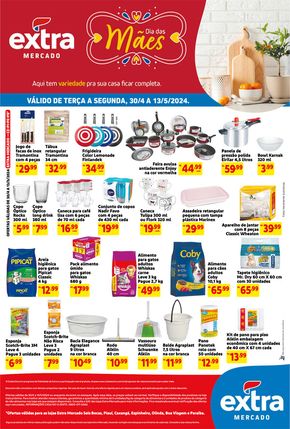 Promoções de Supermercados em Cabo de Santo Agostinho | Dia das Mães de Extra | 30/04/2024 - 13/05/2024