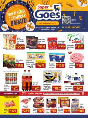Promoções de Supermercados em Pinhais | Oferta Supermercados Goes de Supermercados Goes | 30/04/2024 - 04/05/2024
