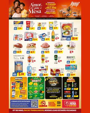 Promoções de Supermercados em Cláudio | Ofertas Supermercados Rena de Supermercados Rena | 30/04/2024 - 05/05/2024
