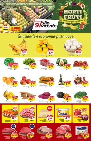 Promoções de Supermercados em Cosmópolis | Oferta Supermercados São Vicente de Supermercados São Vicente | 30/04/2024 - 01/05/2024