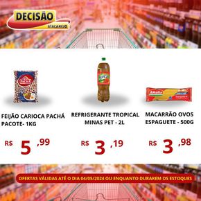 Promoções de Supermercados em Vespasiano | Ofertas Decisão Atacarejo de Decisão Atacarejo | 30/04/2024 - 04/05/2024