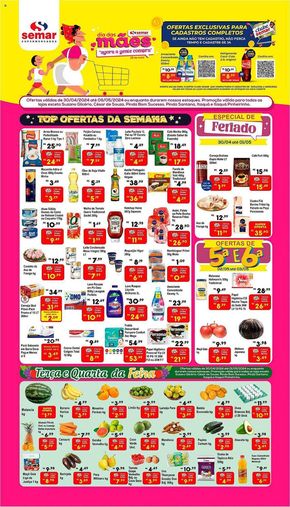 Catálogo Semar Supermercado em Bertioga | Ofertas Semar Supermercado | 30/04/2024 - 06/05/2024