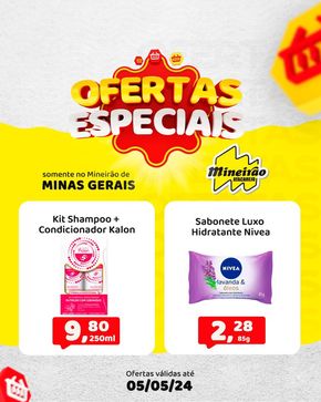 Promoções de Supermercados em Caratinga | Ofertas Mineirão Atacarejo de Mineirão Atacarejo | 30/04/2024 - 05/05/2024