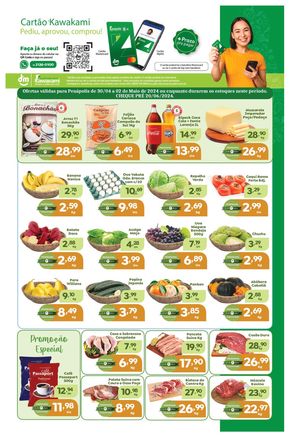 Promoções de Supermercados em Penápolis | Ofertas - Penápolis de Supermercados Kawakami | 30/04/2024 - 02/05/2024