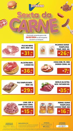 Catálogo Supermercado Vitorino em São José | Sexta Da Carne  | 30/04/2024 - 26/05/2024