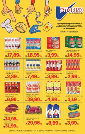 Catálogo Supermercado Vitorino em Joinville | Oferta Supermercado Vitorino | 01/05/2024 - 05/05/2024