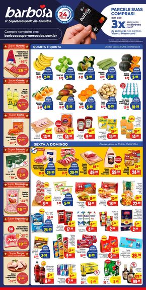 Promoções de Supermercados em Mairinque | Rede e Interior de Barbosa Supermercados | 02/05/2024 - 07/05/2024