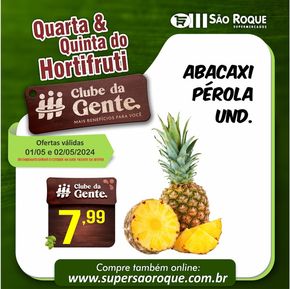 Catálogo São Roque Supermercados em Vargem Grande | Clube Da Gente  | 02/05/2024 - 02/05/2024