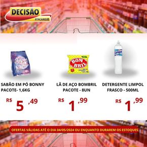Promoções de Supermercados em Sete Lagoas | Ofertas Decisão Atacarejo de Decisão Atacarejo | 02/05/2024 - 04/05/2024