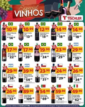 Catálogo Supermercados Tischler em Cachoeira do Sul | Especial Vinhos  | 02/05/2024 - 01/06/2024