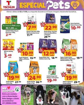 Catálogo Supermercados Tischler em Cachoeira do Sul | Especial Pets  | 02/05/2024 - 11/05/2024
