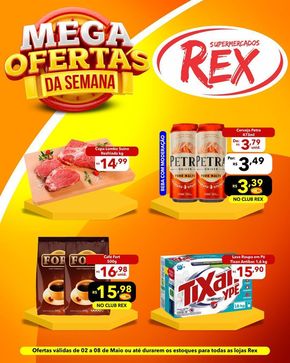 Catálogo Supermercados Rex em Cláudio | Ofertas Supermercados Rex | 02/05/2024 - 08/05/2024