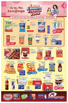 Catálogo Supermercado Savegnago em Araraquara | Ofertas Supermercados Savegnago | 03/05/2024 - 08/05/2024