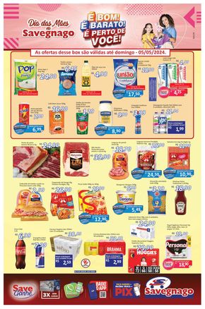 Catálogo Supermercado Savegnago em Barretos | Ofertas Supermercados Savegnago | 03/05/2024 - 08/05/2024