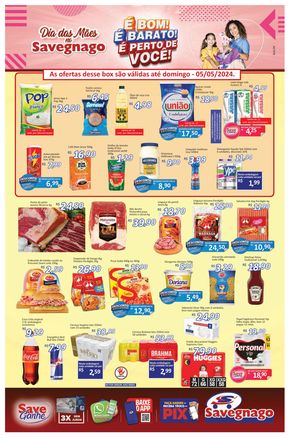 Catálogo Supermercado Savegnago em Jaboticabal | Ofertas Supermercados Savegnago | 03/05/2024 - 08/05/2024